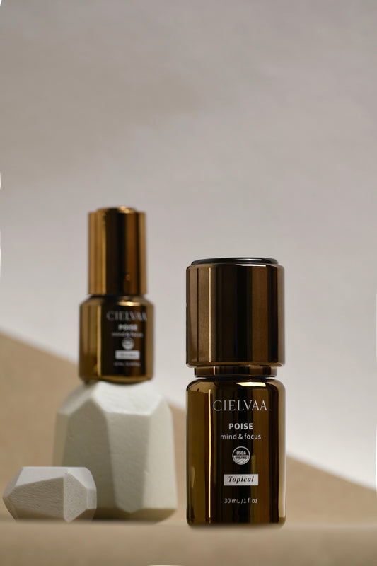 Poise for Mind & Focus · Topical & Aroma Blend Oil Set