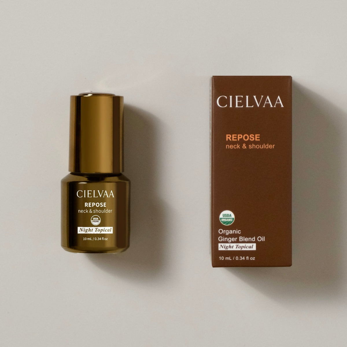 Repose for Neck & Shoulder · Day & Night Topical Blend Oil Set, Petite
